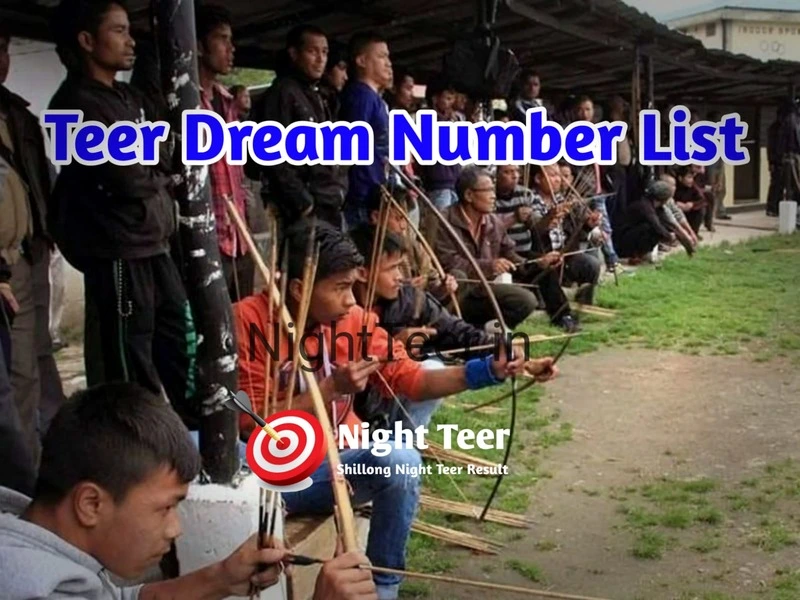 Teer Dream Number List